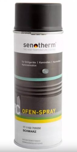 Senotherm fekete hőálló festék spray 150ml